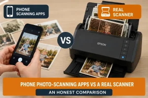 phone scaning vs real scaning